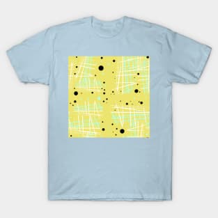 Scratchy Plaid: Yellow T-Shirt